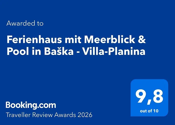 Dom wakacyjny Mit Meerblick & Pool In - Villa-planina Baška